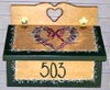 Victorian Heart Wood Mailbox
